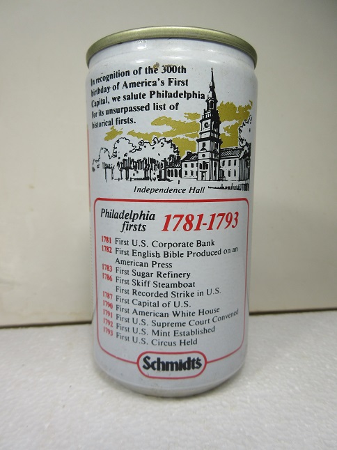 Schmidt's - Philadelphia Firsts - 1781-1793